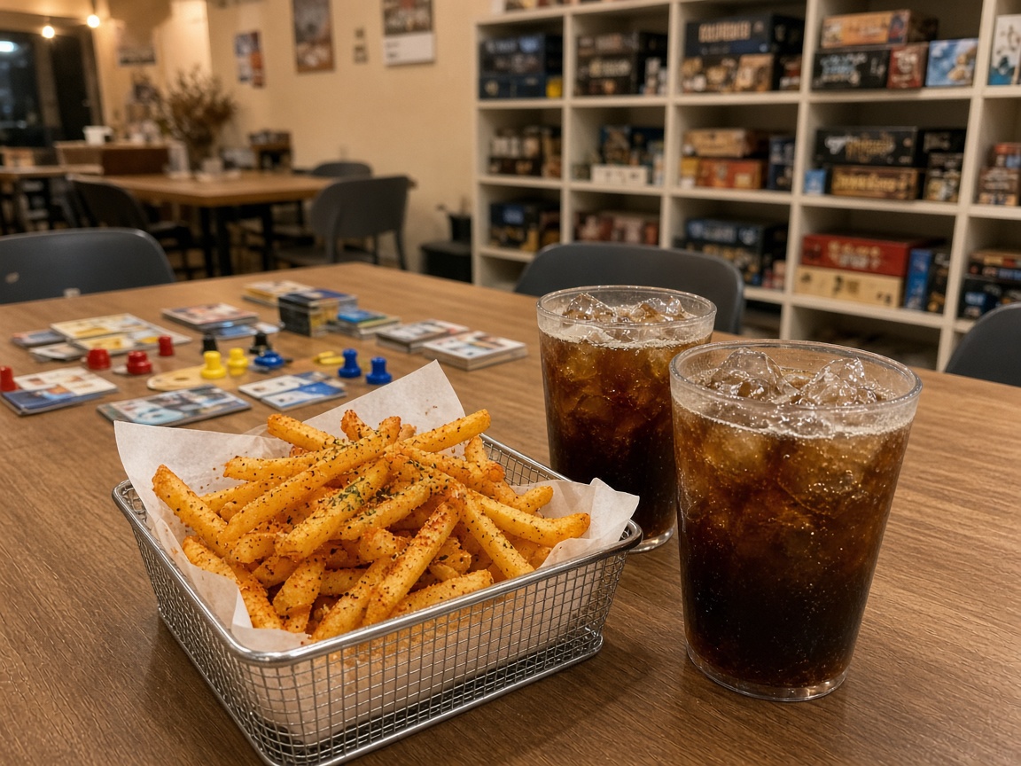 감튀가 재밌고 게임이 맛있는 보드게임 카페